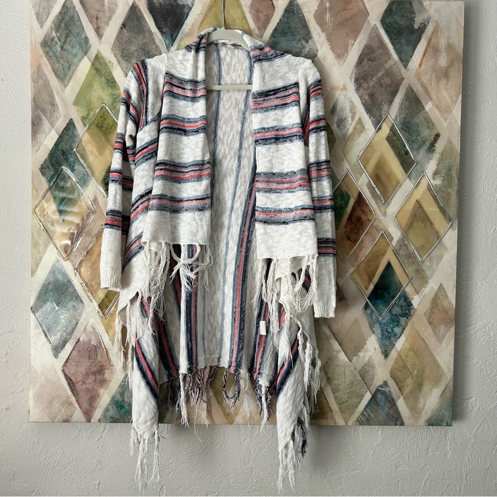 Tassel Open Cardigan